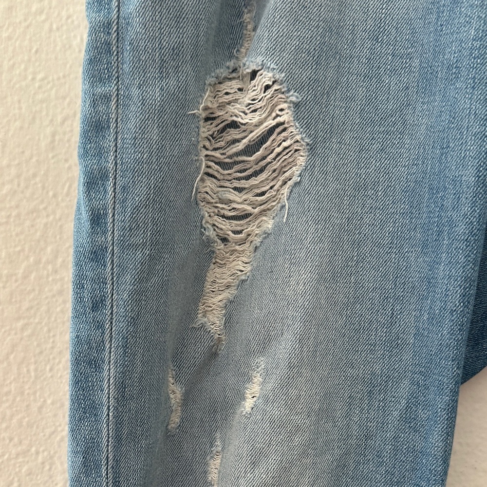 rag & bone Women's Light Blue Distressed Skinny Jeans - Picture 3 of 11